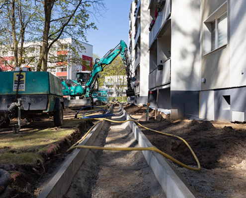 21.4.2026, Arbeiten am Hofweg Reinickendorfer Str.