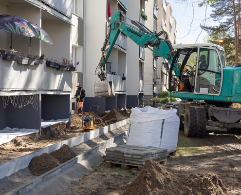 21.4.2026 // Arbeiten am Hofweg Reinickendorfer Str.