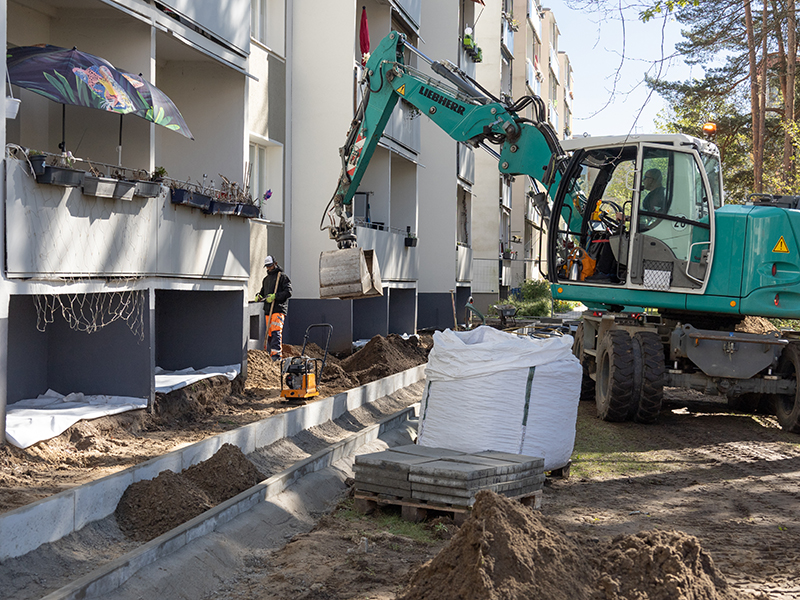 21.4.2026 // Arbeiten am Hofweg Reinickendorfer Str.