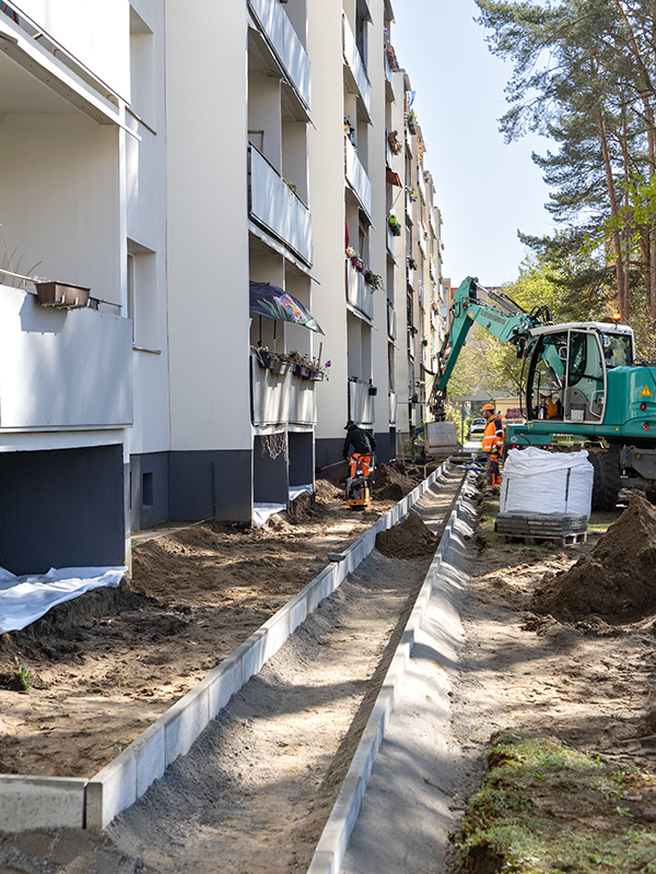 21.4.2026 // Arbeiten am Hofweg Reinickendorfer Str.