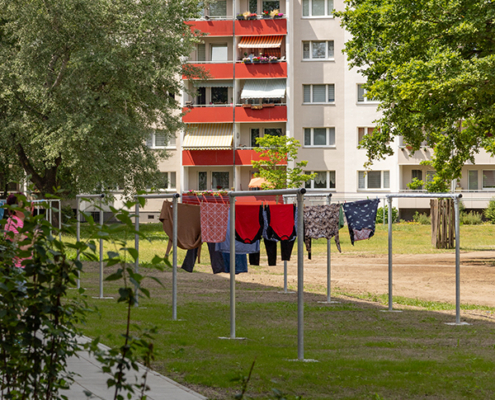 2.6.2026, die neuen Wäschestangen sind bereits in Betrieb.