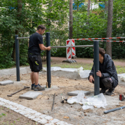 Link zum Bautagebuch Neugestaltung Hof 2 in Hennigsdorf Nord