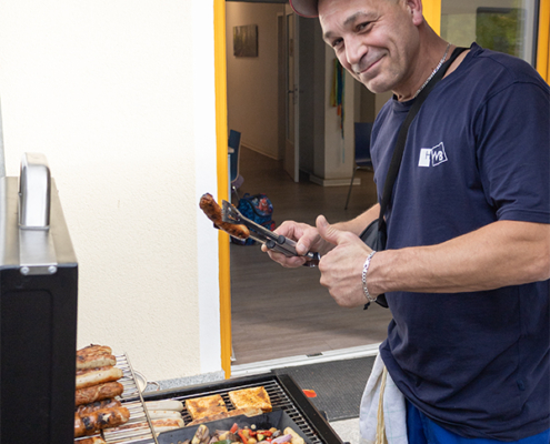 6.10.2026 Zum Abschluss der Gartensaison wird gegrillt.
